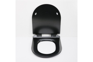 Сиденье для унитаза Esbano Garcia с системой микролифт, черный глянцевый (ZAESUPGARCB147) - 2