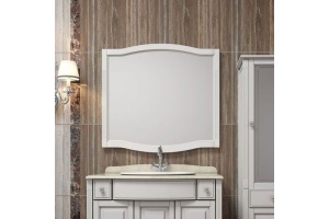 Зеркало Opadiris Лаура 100 белое матовое