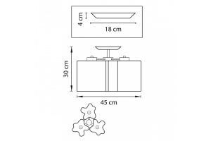Потолочная люстра Lightstar Nubi 802037 - 2