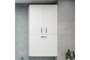 Шкаф DIWO Суздаль 60 над стиральной машиной, с бельевой корзиной