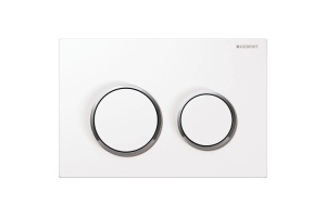 Кнопка смыва Geberit Omega 20 белый/хром