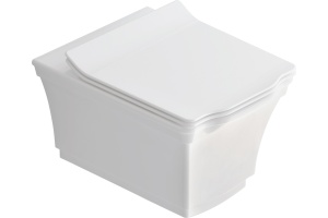 Комплект Унитаз подвесной STWORKI Хадстен SETK3304-0616-001-1-6000 с микролифтом + Система инсталляции для унитазов EWRIKA ProLT 0026-2020 с кнопкой смыва 0040 хром матовый - 3