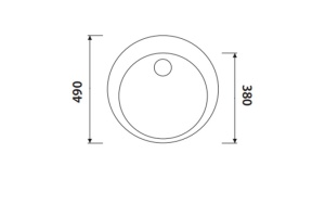 Мойка кухонная Kaiser KGM-490-G серая - 2