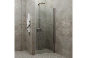 Душевая дверь в нишу DIWO Анапа 80х185, профиль хром глянец