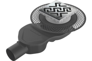 Душевой трап Berges Wasserhaus Platz Antik 15x15 см 090161