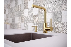 Дозатор для жидкого мыла Paulmark Decus золото - 2