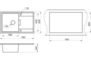 Мойка кухонная Paulmark Flugen PM217850-WH белый - 3