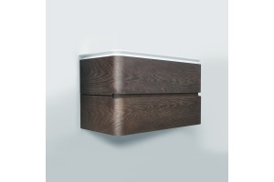 Мебель для ванной Am.Pm Sensation 80 подвесная, табачный дуб - 2