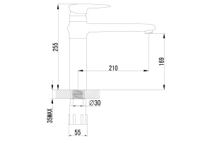 Смеситель для кухонной мойки Lemark Status хром (LM4404C) - 2