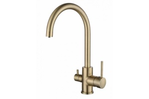 Смеситель Kaiser Merkur 26744-3 для кухонной мойки, бронза