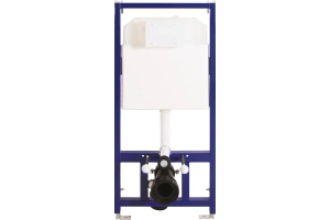 Система инсталляции для унитазов Berges Wasserhaus Novum L5 с черной кнопкой смыва Soft Touch, 040215 - 2