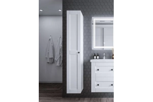 Шкаф-пенал Бриклаер Хелена 30х180 белый (4627125416392)