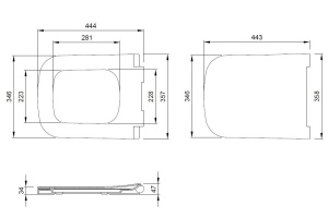 Крышка-сиденье Allen Brau Infinity с микролифтом белый - 2