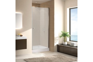 Душевая дверь в нишу Cezares Eco O B-1-65-P-Cr стекло punto