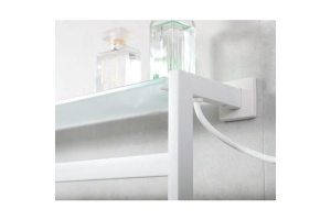 Полотенцесушитель электрический Black&White Moon 58х35 белый матовый - 3