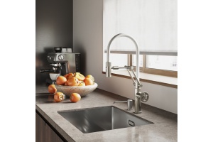 Смеситель для кухни с гибким изливом - 3