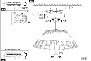 Подвесной светильник Eglo Austell 49509 - 3