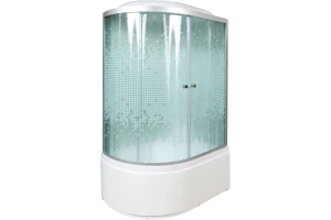 Душевая кабина Deto L 120х80 с гидромассажем, крышей (L920RGM)