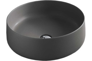 Раковина накладная ArtCeram Cognac 42 серый матовый (COL001 15;00)