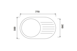 Кухонная мойка KAISER KGM-7750 гранит (KGM-7750-S) - 2