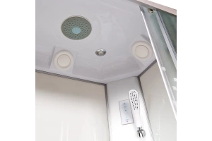 Душевая кабина Deto L 120х80 с гидромассажем, крышей и электрикой (L920RGM+EL) - 3