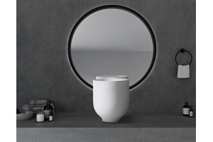 Раковина накладная ABBER Stein AS2618 белая матовая - 3