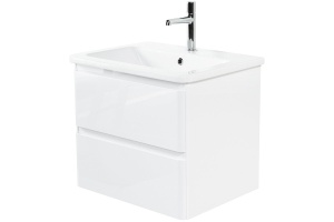 Тумба с раковиной BelBagno Albano 50 белый - 2