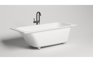 Ванна из искусственного камня Salini Orlando 170x70 102011G S-Sense, глянцевый - 3