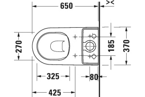Чаша для унитаза-компакта Duravit D-Neo 2002090000 - 3