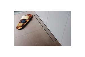 Желоб BERGES водосток C1 Norma 700, матовый хром, S-сифон D50 H60 боковой - 3