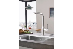 Смеситель Grohe Essence 30270DC0 для кухонной мойки, суперсталь - 3