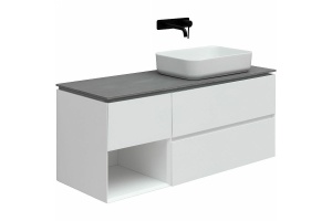 Тумба под раковину Allen Brau Infinity 120 R белый матовый - 3