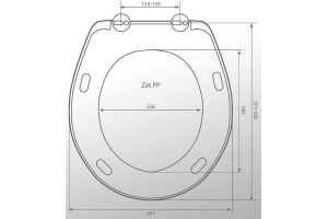 Сиденье для унитаза Berges  (021504) - 2