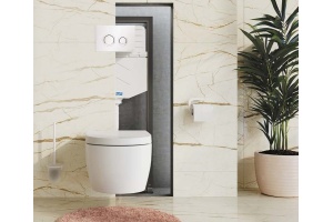 Система инсталляции для унитазов Wasserkraft  Aller кнопка смыва хром - 2