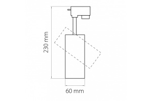 Трековый светодиодный светильник Lightstar Volta 228236 - 3