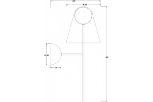 Бра Freya Doublety FR5382WL-01BS - 3
