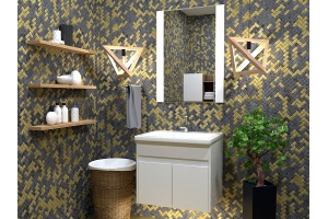 Зеркало Stella Polar Фаворита 60 белый - 3