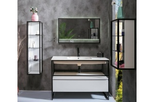 Раковина - столешница Armadi Art Vallessi 120 белый матовый - 3