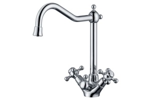 Смеситель Kaiser Carlson Style 44333 для кухонной мойки, хром