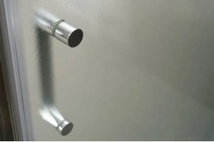 Душевой уголок BelBagno Uno 90х90 черный, матовый (UNO-195-A-2-90-C-NERO) - 2