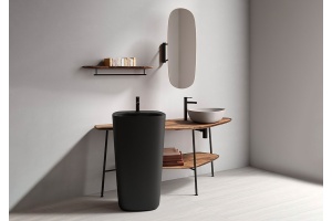 Смеситель для раковины Vitra Origi матовый черный - 2