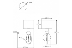 Бра Moderli Dark V2583-1W - 2