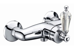 Смеситель для душа Boheme Vogue хром с прозрачным Swarovski