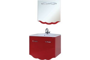 Мебель для ванной Bellezza Версаль 90 красная 1 внутренний ящик