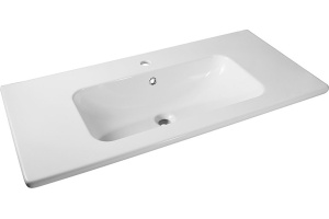 Тумба с раковиной Misty Турин 100 подвесная, орех - 3