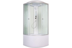 Душевая кабина DETO L910EL с высоким поддоном, сиденьем - 2