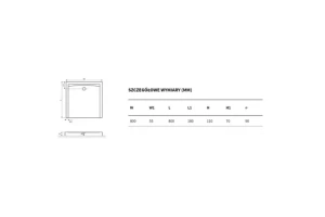 Душевой поддон Excellent Forma Compact 80x80 белый - 2