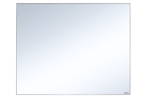 MARS -100 Зеркало в черном матовом профиле - 2