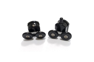 Душевой уголок ABBER Schwarzer Diamant 100х100 профиль черный (AG02100BH) - 3