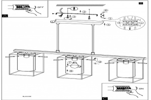 Подвесной светильник Eglo Loncino 49496 - 3